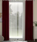 ROSARA HOME Mateo Striped Pack of 4 Door Curtains