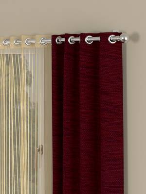 ROSARA HOME Mateo Striped Pack of 4 Window Curtains 2