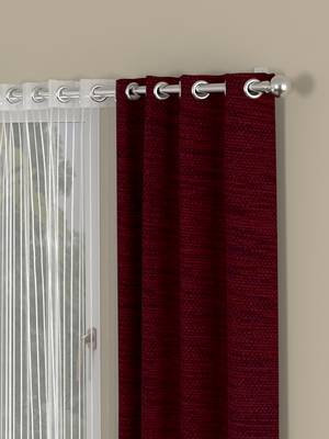 ROSARA HOME Mateo Striped Pack of 4 Window Curtains 2