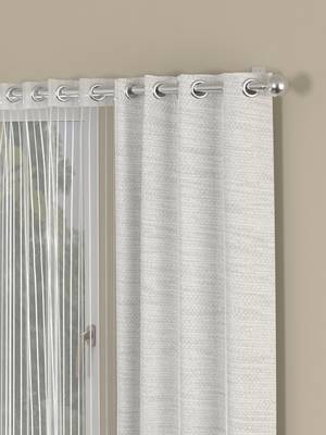 ROSARA HOME Mateo Striped Pack of 4 Window Curtains 2