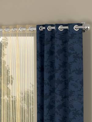 ROSARA HOME Emerald Striped Pack of 4 Door Curtains 2