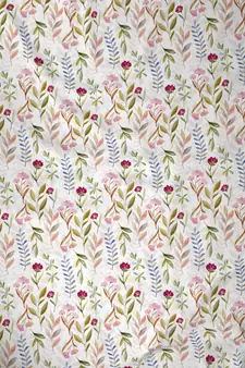ROSARA HOME Emerald Grace Voile Pack of 4 Door Curtains