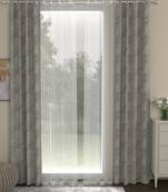 ROSARA HOME Regal Striped Pack of 4 Door Curtains