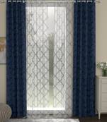 ROSARA HOME Emerald Bruno Pack of 4 Door Curtains