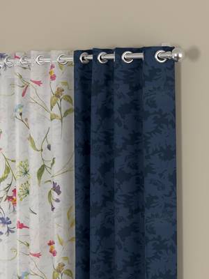 ROSARA HOME Emerald Voile Pack of 4 Window Curtains 2