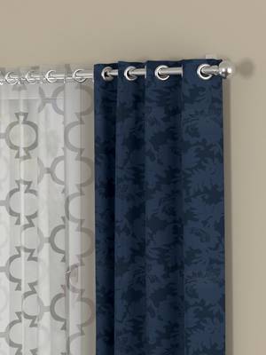 ROSARA HOME Emerald Bruno Pack of 4 Window Curtains 2