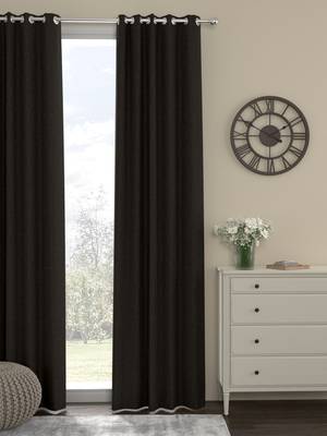 ROSARA HOME Dolly Pack of Single Long Door Curtain 1