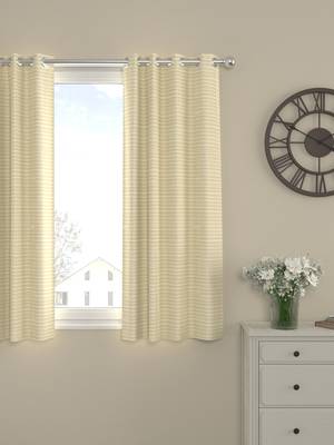 ROSARA HOME Rib Pack of Single Window Curtain 1