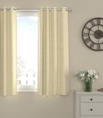 ROSARA HOME Rib Pack of Single Window Curtain