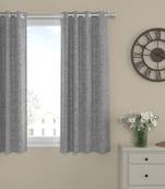 ROSARA HOME Yarn Dyed Pack of Single Window Curtain