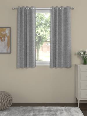 ROSARA HOME Yarn Dyed Pack of 2 Window Curtains 1