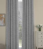 ROSARA HOME Yarn Dyed Pack of 2 Long Door Curtains