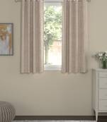ROSARA HOME Yarn Dyed Pack of 2 Window Curtains