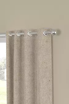 ROSARA HOME Yarn Dyed Pack of 2 Window Curtains