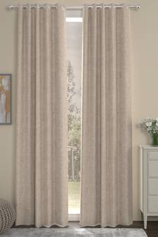 ROSARA HOME Yarn Dyed Pack of 2 Door Curtains