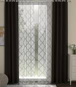 ROSARA HOME Dolly Bruno Pack of 4 Door Curtains