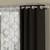 ROSARA HOME Dolly Bruno Pack of 4 Door Curtains