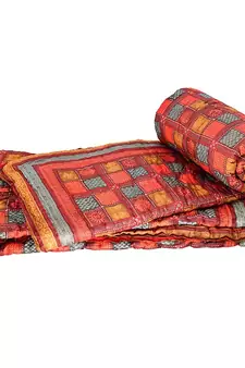 Ethnic Jaipuri Print Cotton Double Bed Quilts