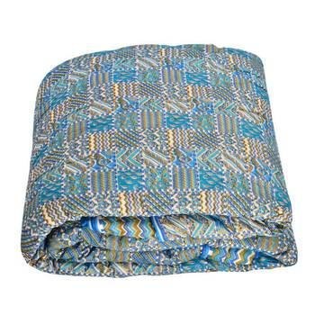 Jaipuri Design Golden Cotton Double Bed Quilt 3