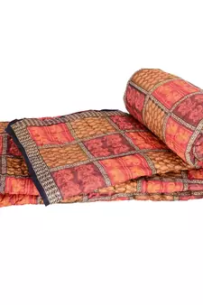 Ethnic Jaipuri Print Cotton Double Bed Quilts