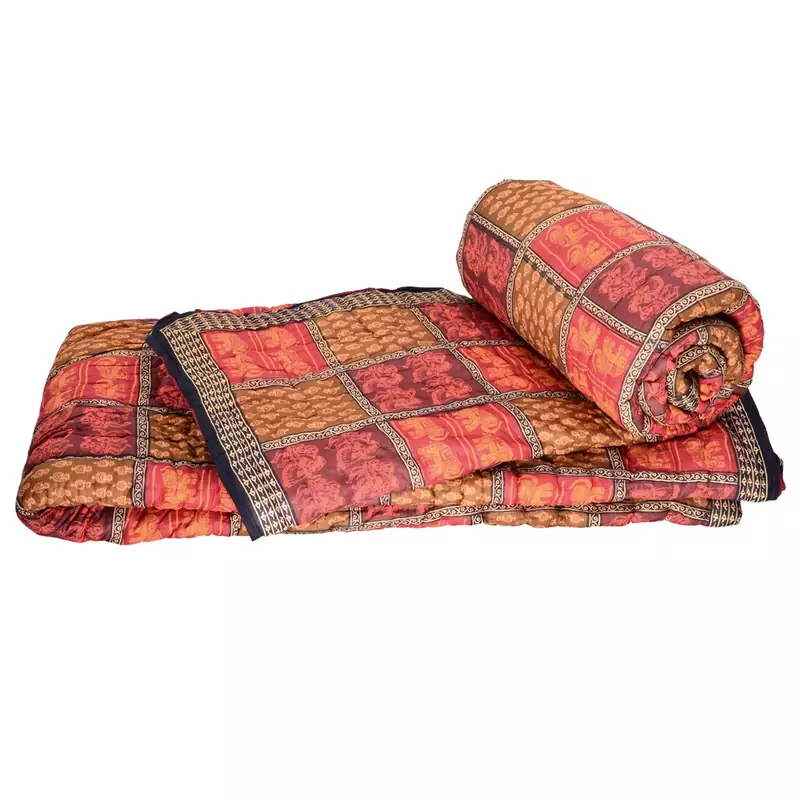 Ethnic Jaipuri Print Cotton Double Bed Quilts