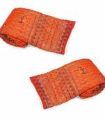 Pure Cotton Printed Golden Double Bed Quilts