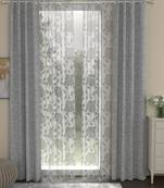 ROSARA HOME Yarn Dyed Belle Pack of 4 Door Curtains