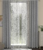 ROSARA HOME Yarn Dyed Wallace Pack of 4 Door Curtains