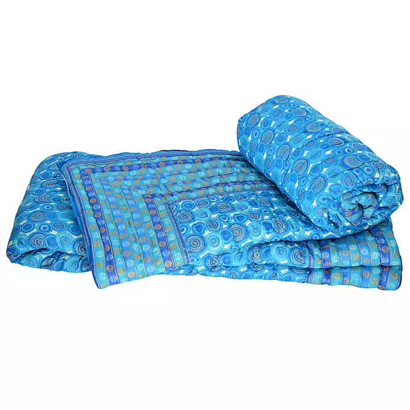 Hand Block Printed Cotton Double Bed Quilts