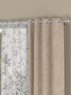 ROSARA HOME Yarn Dyed Emily Pack of 4 Door Curtains 2