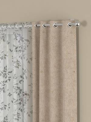 ROSARA HOME Yarn Dyed Emily Pack of 4 Window Curtains 2