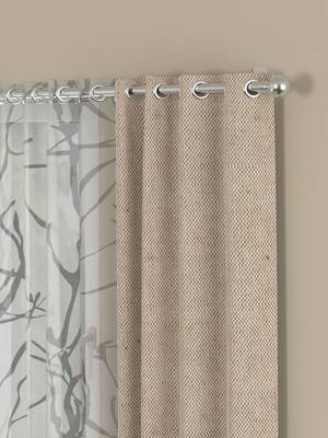 ROSARA HOME Yarn Dyed Wallace Pack of 4 Window Curtains 2