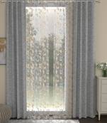 ROSARA HOME Yarn Dyed Mimosa Pack of 4 Door Curtains