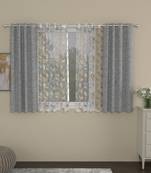 ROSARA HOME Yarn Dyed Mimosa Pack of 4 Window Curtains