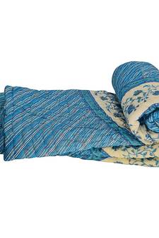 Jaipuri Block Printed Cotton Double Bed Quilt