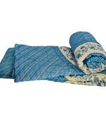 Jaipuri Block Printed Cotton Double Bed Quilt