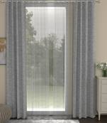 ROSARA HOME Yarn Dyed Striped Pack of 4 Door Curtains