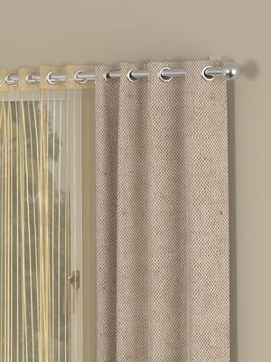 ROSARA HOME Yarn Dyed Striped Pack of 4 Window Curtains 2