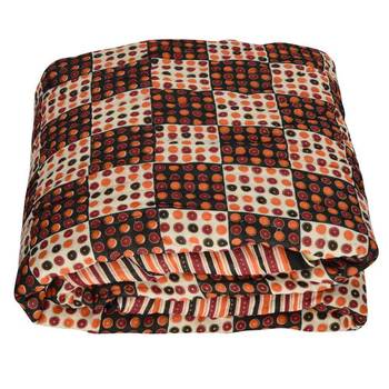 Traditional Golden Print Cotton Double Quilts 3