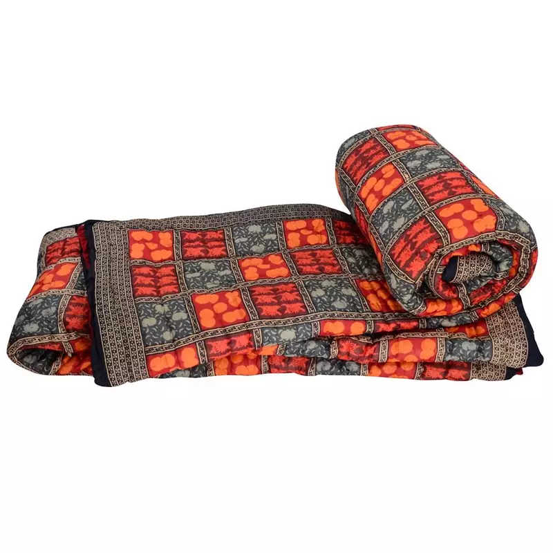 Jaipuri Hand Block Cotton Double Bed Quilts