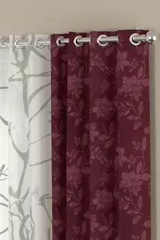 ROSARA HOME Olivia Wallace Pack of 4 Door Curtains