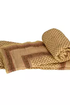 Rajasthani Printed Cotton Double Bed Quilts