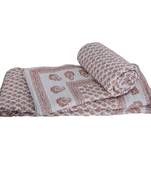 Fancy Handblock Floral Print Double Bed Razai