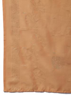 Brown & Mustard Rayon Ikat Kurta,Palazzo With Dupatta 4