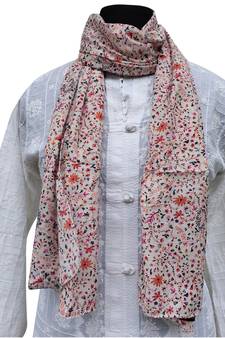 Appealing Muslin Fabric Multicolor Printed scarf
