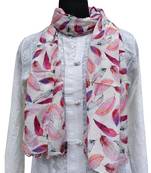 Elegant Muslin Fabric Multicolor Printed scarf