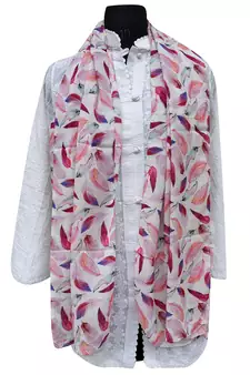 Elegant Muslin Fabric Multicolor Printed scarf