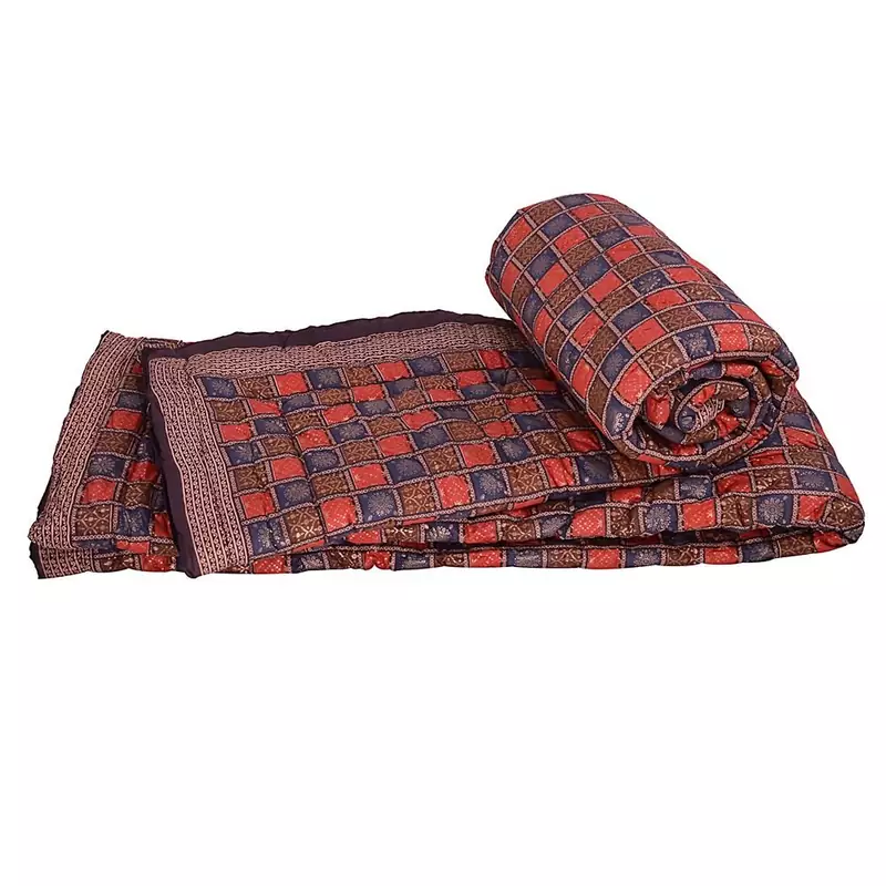 Ethnic Bagru Hand Block Cotton Double Quilts