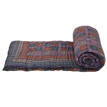 Bagru Hand Block Print Blue Double Bed Quilts 2