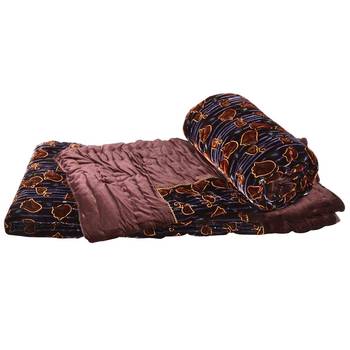 Jaipuri Double Bed Brown Velvet Cotton Quilts 1